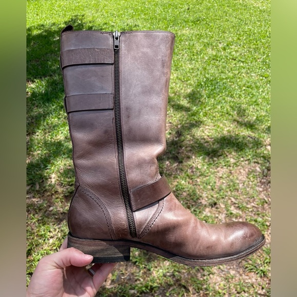 Spirit by Lucchese Boots Women’s US 10 Brown Leather Riding Western Cowboy - Picture 4 of 16